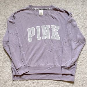 Large PINK Lavender Purple Comfort Sweater